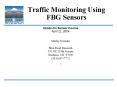 Traffic Monitoring Using FBG Sensors