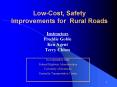 LowCost, Safety Improvements for Rural Roads