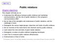 Public relations