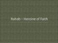 Rahab Heroine of Faith