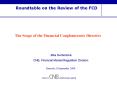 Roundtable on the Review of the FCD