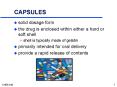 CAPSULES