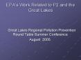 EPAs Work Related to P2 and the Great Lakes