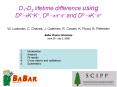 D1D2 lifetime difference using D0KK, D0and D0K