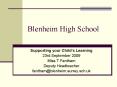 Blenheim High School