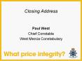 Closing Address