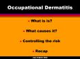 Occupational Dermatitis
