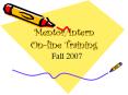 MentorIntern Online Training