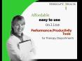Therapy Track is a unique internetbased software program' It is a secure online application that is