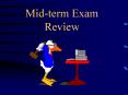 Midterm Exam Review