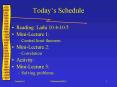 Todays Schedule