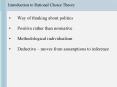 Introduction to Rational Choice Theory