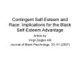 Contingent SelfEsteem and Race: Implications for the Black SelfEsteem Advantage