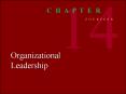 Organizational Leadership