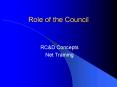 Role of the Council