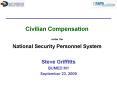 Civilian Compensation under the National Security Personnel System