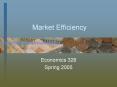 Market Efficiency