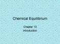 Chemical Equilibrium