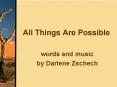 All Things Are Possible