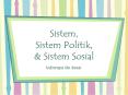 Sistem, Sistem Politik,