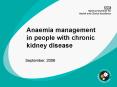 Anaemia management in people with chronic kidney disease