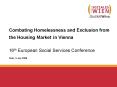 Combating Homelessness and Exclusion from the Housing Market in Vienna