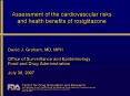 Assessment of the cardiovascular risks and health benefits of rosiglitazone