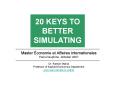 Master conomie et Affaires Internationales
