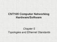 CNT105 Computer Networking Hardware/Software