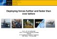 Deploying forces further and faster than ever before