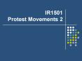 IR1501 Protest Movements 2
