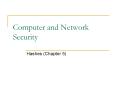 Computer and Network Security