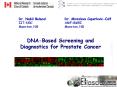 DNABased Screening and Diagnostics for Prostate Cancer