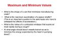 Maximum and Minimum Values