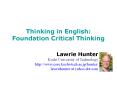 Thinking in English: Foundation Critical Thinking