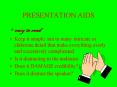 PRESENTATION AIDS