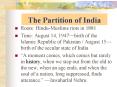 The Partition of India