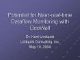 Potential for Nearrealtime Dataflow Monitoring with GeoWall