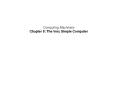 Computing Machinery
