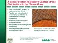 A Sensor System to Measure Contact Stress Distributions in the Human Knee