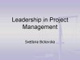 Leadership in Project Management