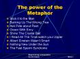 The power of the Metaphor