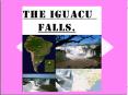 The Iguazu Falls are located on the border of Brazil. They divide the river into the upper and lower