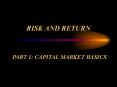 RISK AND RETURN