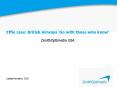 Effie case: British Airways Go with those who know ZenithOptimedia USA