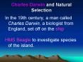 Charles Darwin and Natural Selection