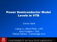 Power Semiconductor Model Levels in VTB