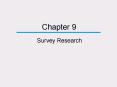Survey Research