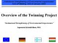 Institutional Strengthening of Environmental Inspectorates Kickoff Meeting, 23rd of January 2003