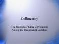 Collinearity